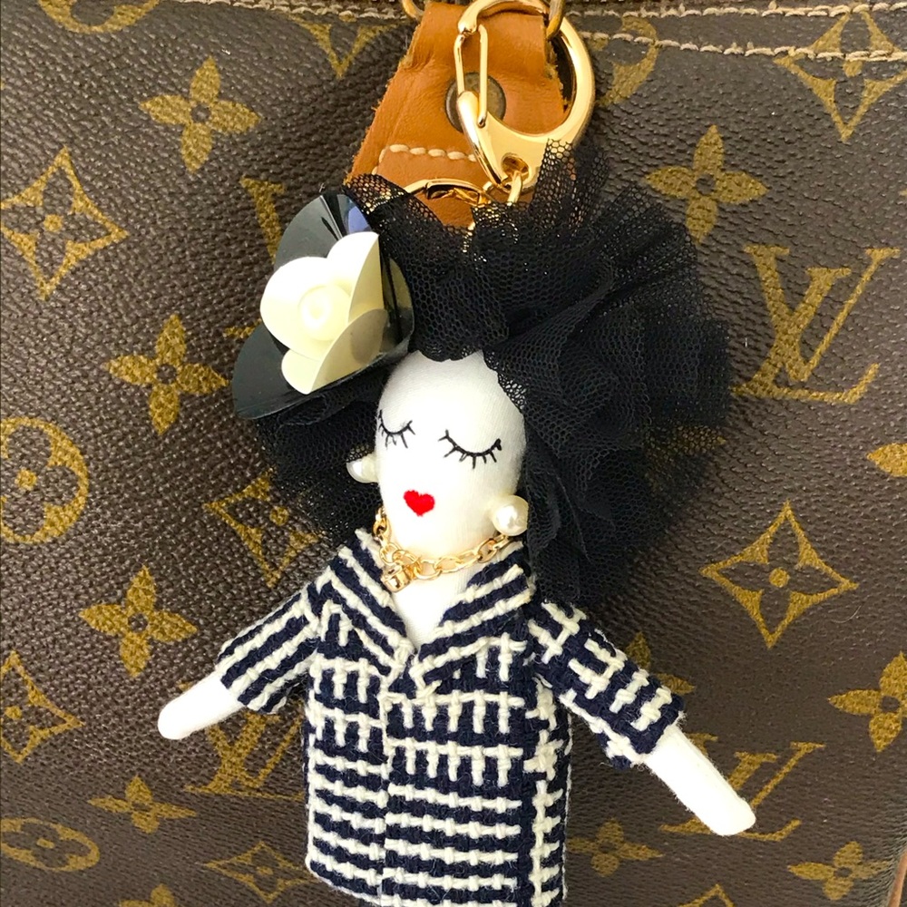 Lady Fashionista handbag charm model#4